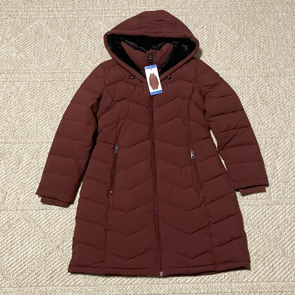 NWT Andrew Marc Ladies' Long Stretch Parka